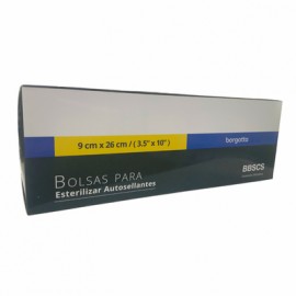 Bolsa Esterilizar Autoclave 9cm x 26cm 200pz Borgatta