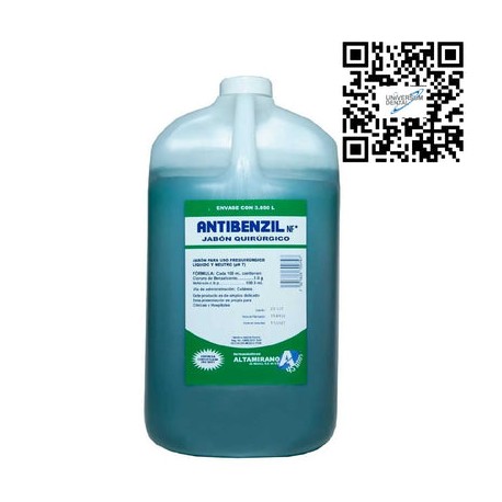 Antibenzil Verde 3.850 lts (Jabón Quirurgico) Altamirano