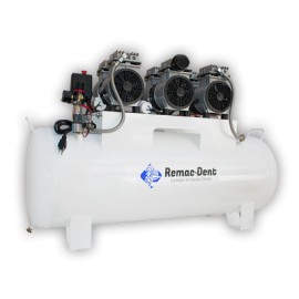 Compresor Libre de Aceite 3 Hp 108 lts Remac Dent