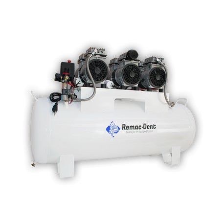 Compresor Libre de Aceite 3 Hp 108 lts Remac Dent