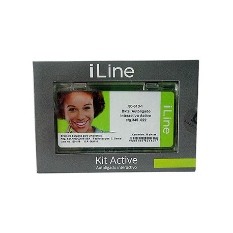 Brackets Autoligado Active iline Borgatta