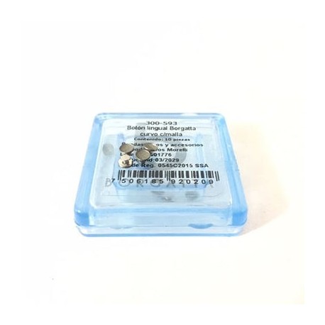 Boton lingual bondeable 10pz Borgatta