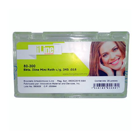 Brackets iLine Edgewise .022 Borgatta