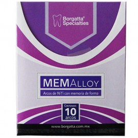Arco redondo termico niti Memalloy 10pz Borgatta