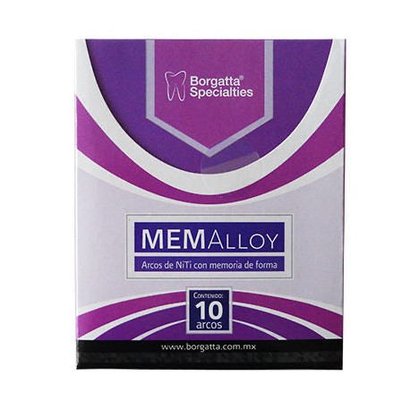 Arco redondo termico niti Memalloy 10pz Borgatta