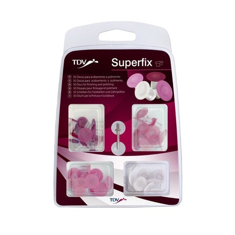Disco Lija c/Mandril Superfix 50pz TDV