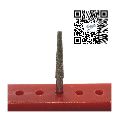 Fresa Diamante Troncocónica Punta Plana Grano Fino TF-13F Pza DT