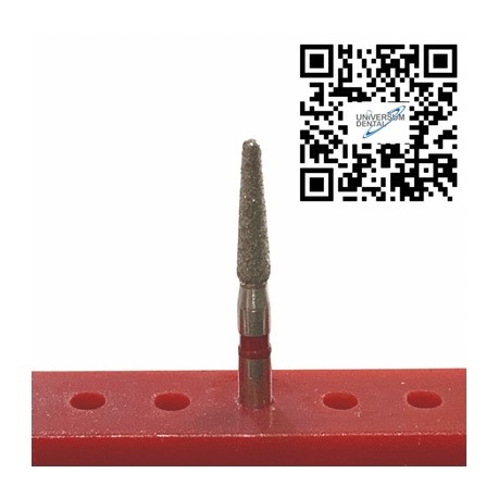 Fresa Diamante Troncocónica Redondeada Grano Fino TR-21F Pza DT