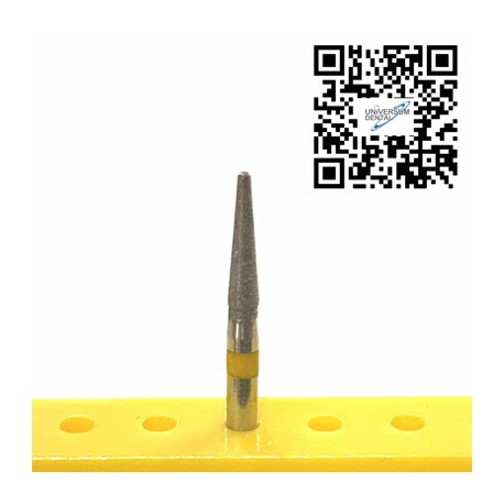 Fresa Diamante Cilíndrica Punta Plana Grano XFino TF-21EF Pza DT
