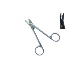 Tijera Oro Curva 11cm Arain