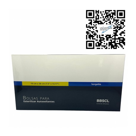 Bolsa Esterilizar Autoclave 19cm x 36cm Borgatta