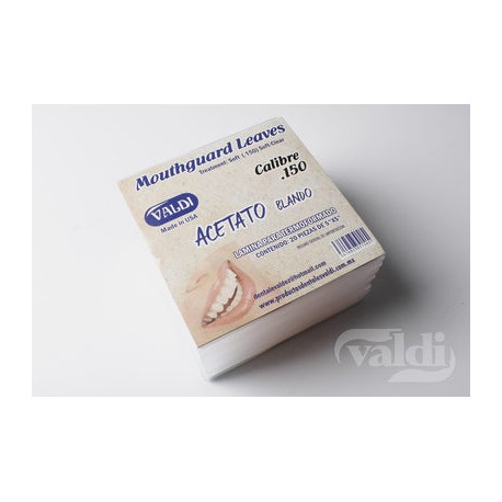 Acetato Blando/Flexible Cal.150 20pz Valdi