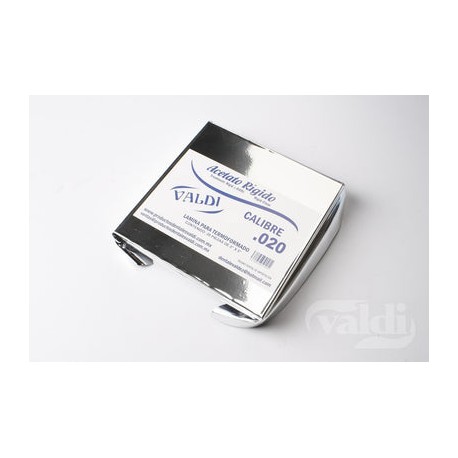 Acetato Rigido Cal.020 20pz Valdi
