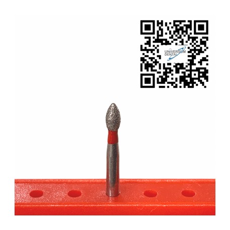Fresa Diamante Flama Grano Fino FO-30F Pza DT