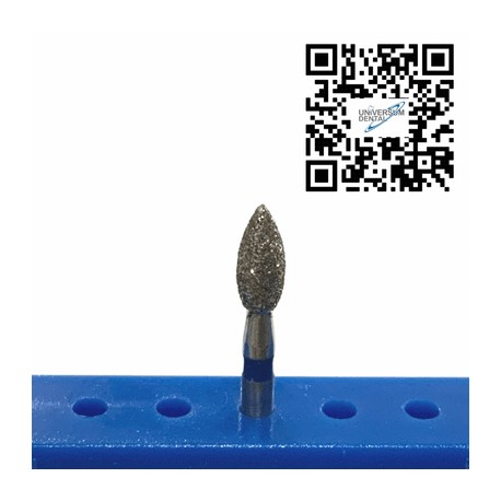 Fresa Diamante Flama Grano Medio FO-34 Pza DT