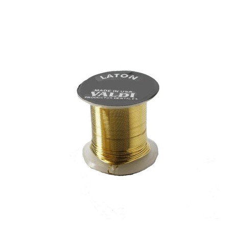 Alambre Rollo Ligadura Latón .014 14gr Valdi