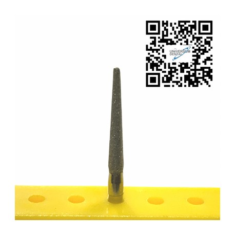 Fresa Diamante Troncocónica Punta Plana Grano XFino TF-12EF Pza DT