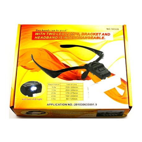 Lupa 5 Aumentos Luz Led