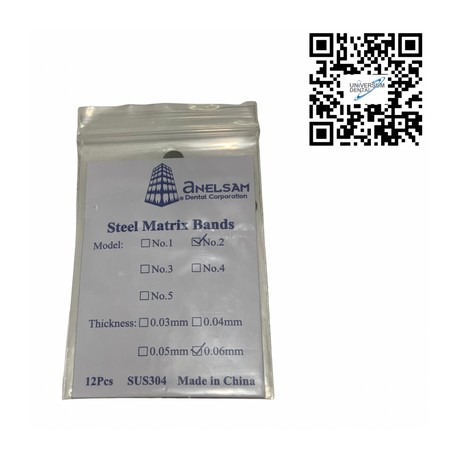 Banda Matriz Tira No.2 12pz Acero 0.06mm DT